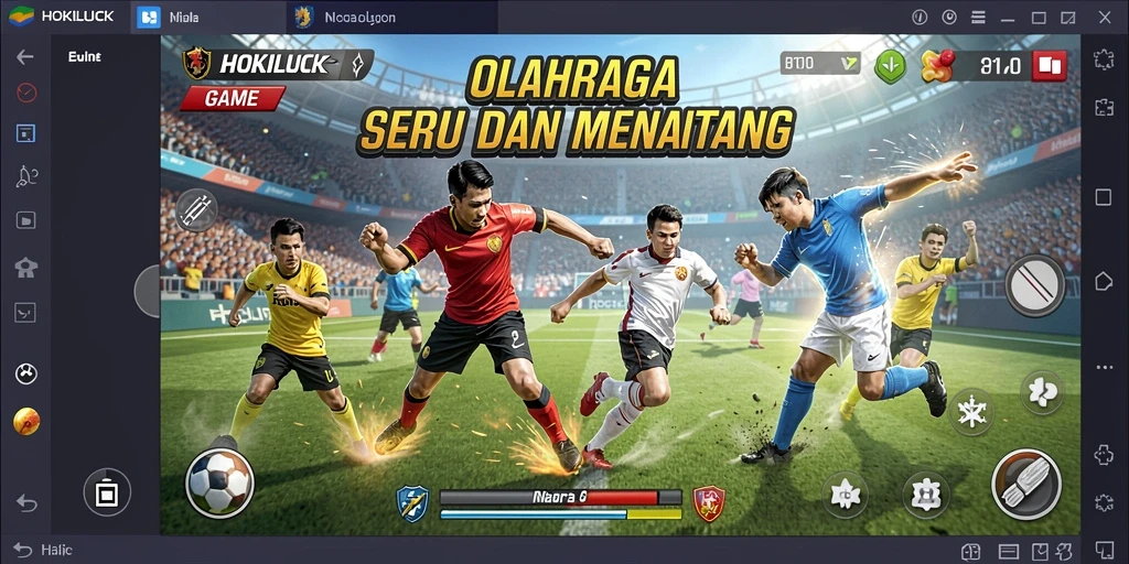 Tampilan gameplay HOKILUCK yang seru dan interaktif.