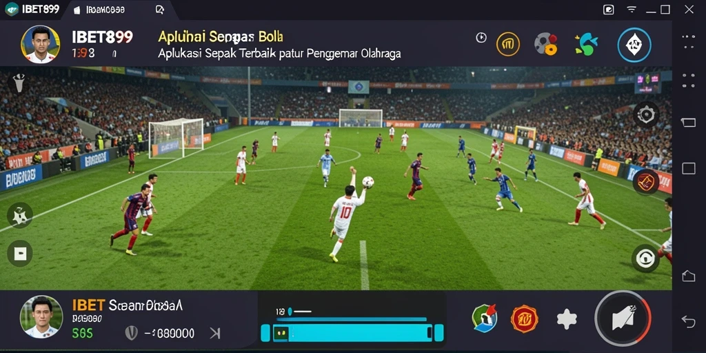 Tampilan menarik gameplay sepak bola di IBET899.