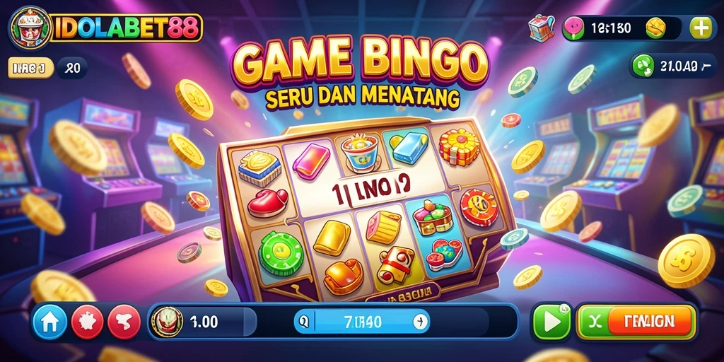 Tampilan gameplay seru dalam IDOLABET88 yang penuh warna.