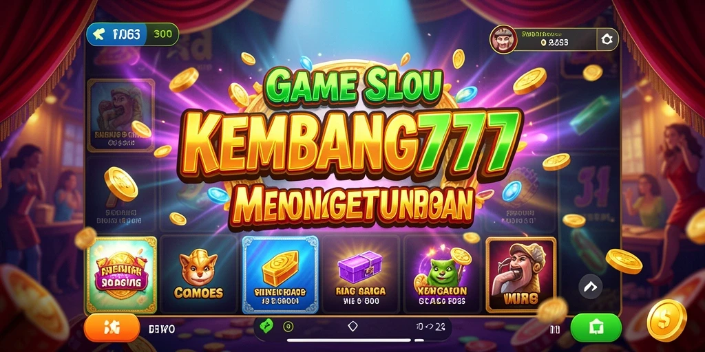 Screenshot gameplay Slot KEMBANG777 menunjukkan aksi seru dan peluang menang.