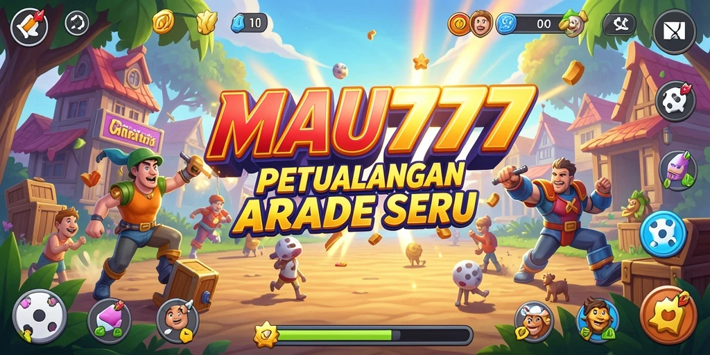 Tampilan gameplay MAU777 yang penuh aksi dan tantangan Arcade.