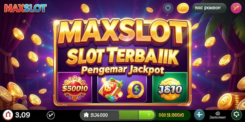 Tampilan gameplay menarik dari MAXSLOT yang penuh warna.