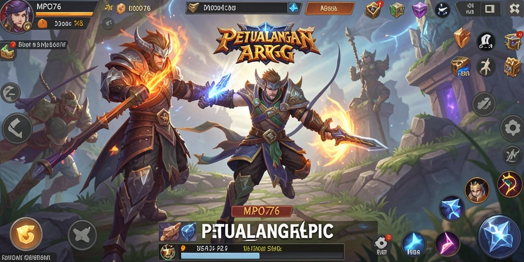 Tampilan menarik dari gameplay MPO76 yang penuh aksi dan petualangan.
