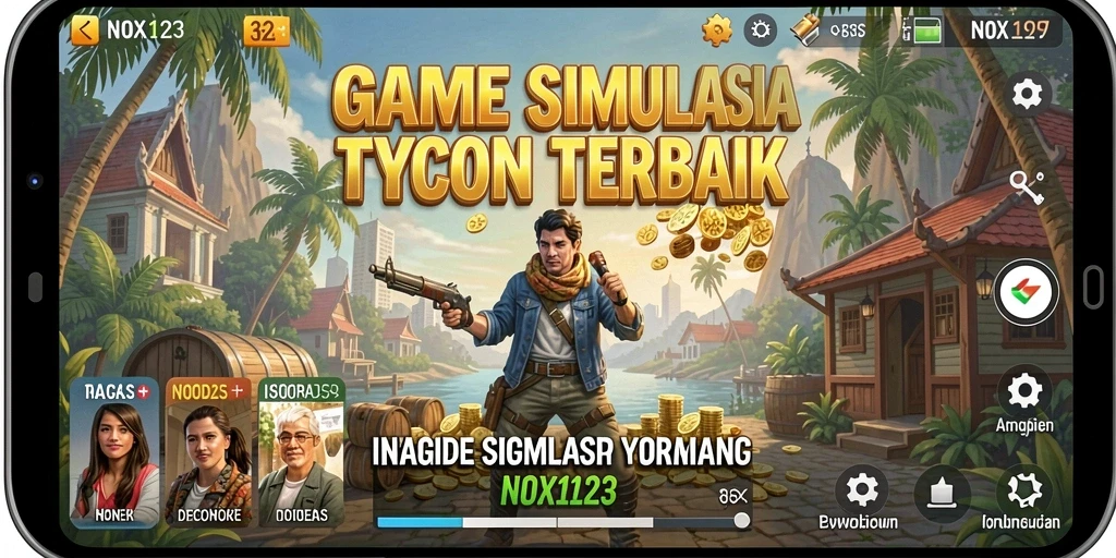 Tampilan gameplay NOX123 yang menarik dan penuh strategi.