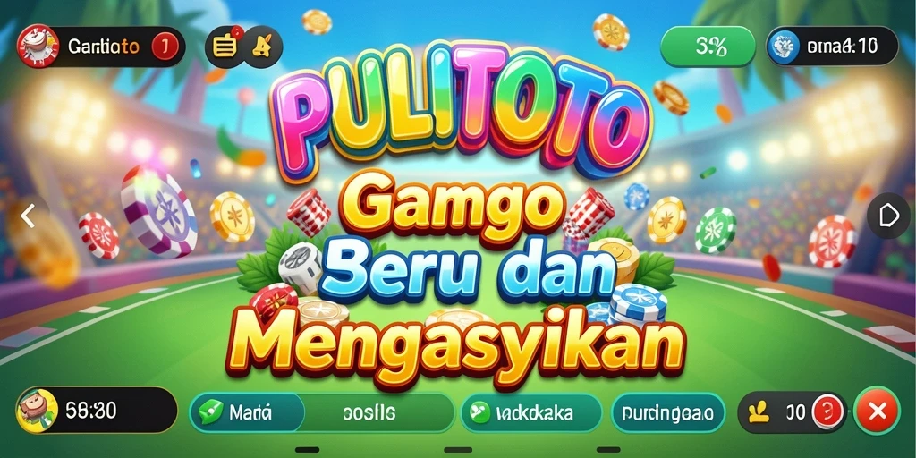 Tampilan gameplay PULITOTO yang seru dan interaktif.