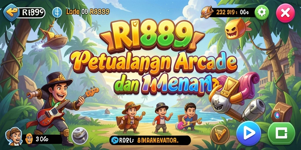 Tampilan gameplay seru dari RI889 dengan berbagai level menarik.