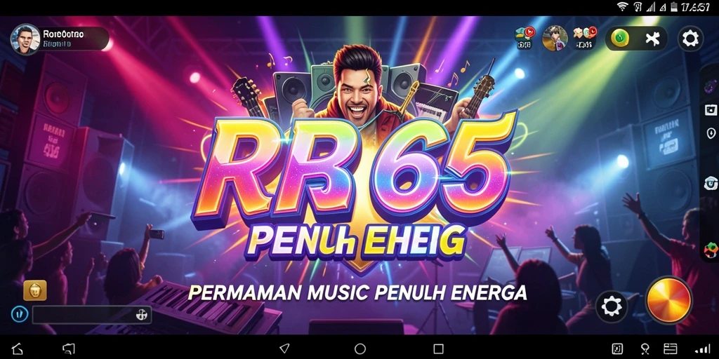 Screenshot gameplay RR666 menampilkan interaksi musik yang mengasyikkan.
