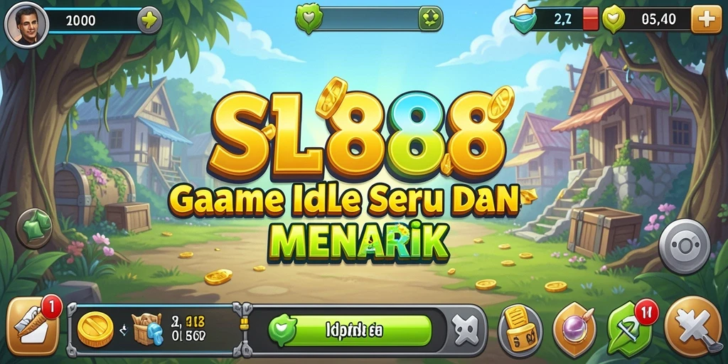 Tampilan gameplay SL888 yang menarik dengan elemen Idle.