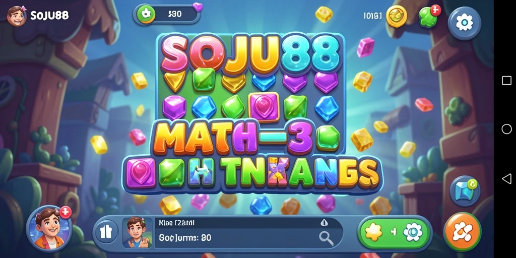 Gameplay menarik dengan tampilan warna-warni dari SOJU88.