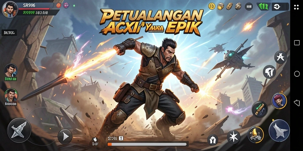 Tampilan menarik dari gameplay ARPG yang mendebarkan.