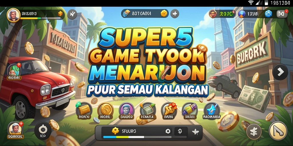 Tampilan gameplay <strong>SUPER5</strong> yang seru dan interaktif.